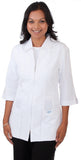 White 3/4 sleeve jacket