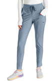 Mid Rise Tapered Leg Drawstring Pant in Ocean Ash UUSCK095