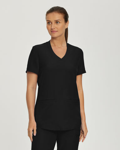 UUSLT100 Landau Rib Knit V-Neck