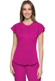 Knit Lettuce-Edged Top UUSMC706