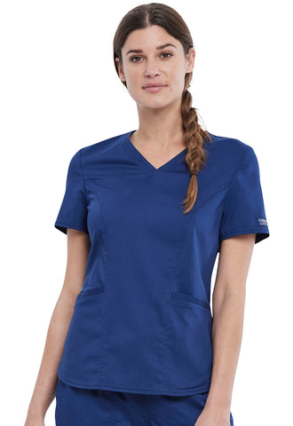 V-Neck top - Navy UUSWW612p