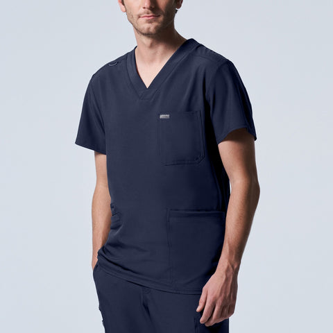 Landau 4-Pocket V-Neck Top