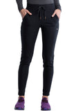 Cherokee F Mid Rise Tapered Leg Drawstring Pant